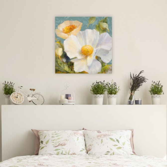 Cuadro para dormitorio - Sunbeam Flowers II - Cuadrostock