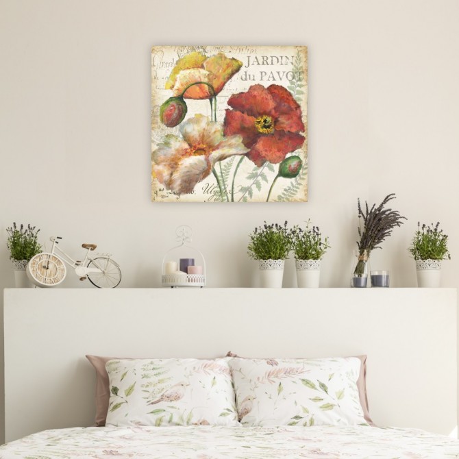 Cuadro para dormitorio - Spice Poppies Histoire Naturelle II - Cuadrostock