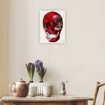 Skull With Roses - Cuadrostock