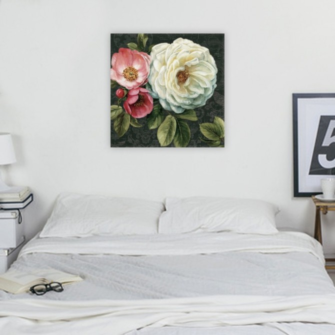 Cuadro para dormitorio - Floral Damask II - Cuadrostock