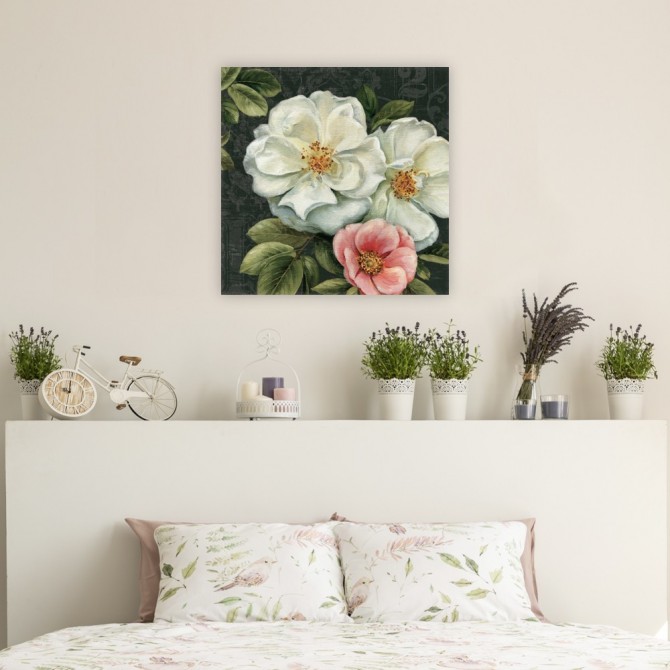Cuadro para dormitorio - Floral Damask III - Cuadrostock