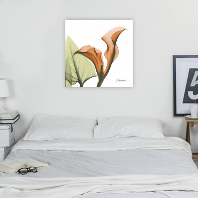 Cuadro para dormitorio - A Gift of Calla Lilies in Orange - Cuadrostock