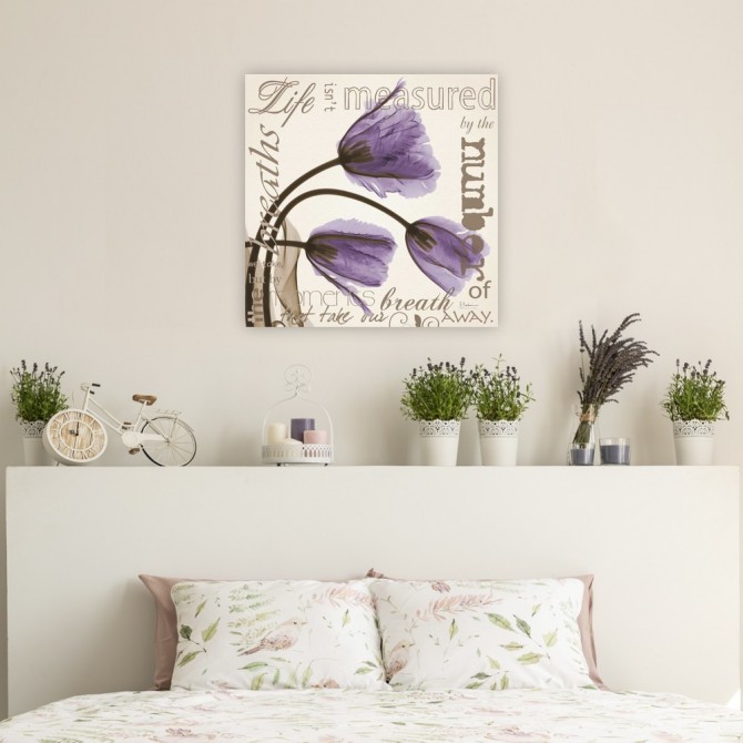 Cuadro para dormitorio - life Tulips - Cuadrostock