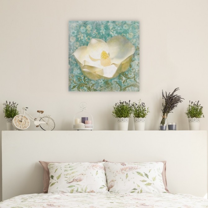 Cuadro para dormitorio - Wimsy Floral Mate - Cuadrostock