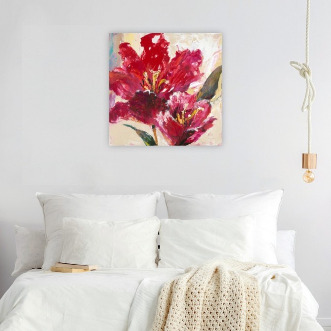 Cuadro para dormitorio - Exuberant Tulip - Cuadrostock