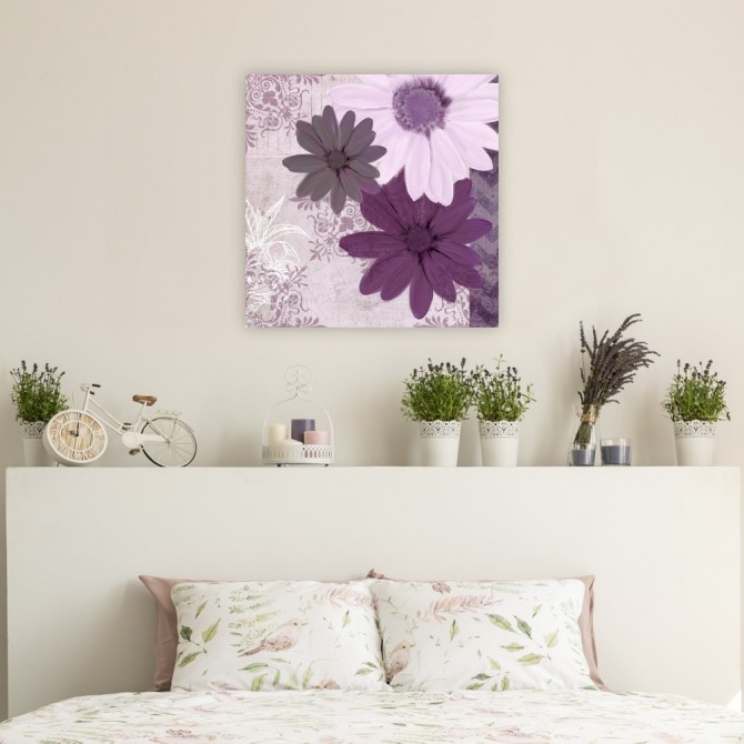 Cuadro para dormitorio - Purple Bloom 3 - Cuadrostock