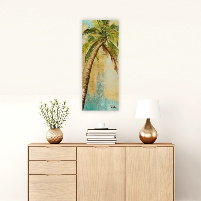 Beach Palm Panel II - Cuadrostock