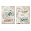 Juego de 2 cuadros- Home & Love 05 - Cuadrostock