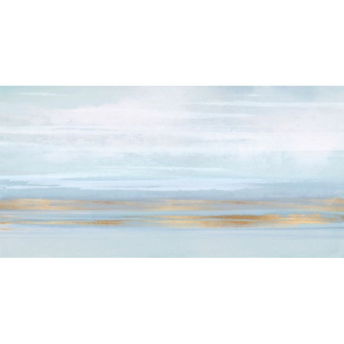Cuadro Abstracto Grande - Sky Blue Perspective - 180x90 cm - Cuadrostock