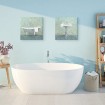 Juego de 2 cuadros Damask Bath Tub - Sink - Cuadrostock