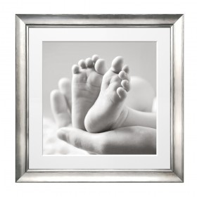 Silver Classic Square Frame - Cuadrostock
