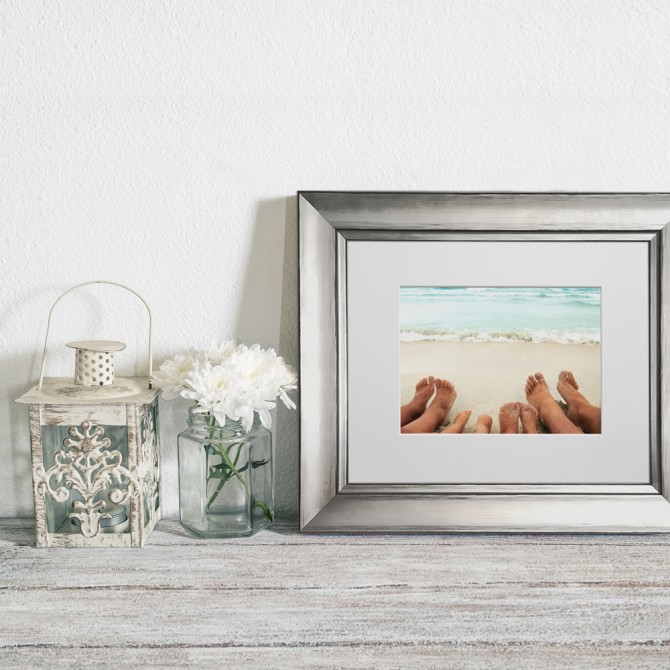 copy of Silver Classic Smooth Frame - Cuadrostock