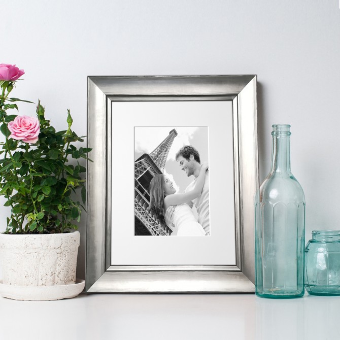 copy of Silver Classic Smooth Frame - Cuadrostock