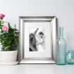 copy of Silver Classic Smooth Frame - Cuadrostock