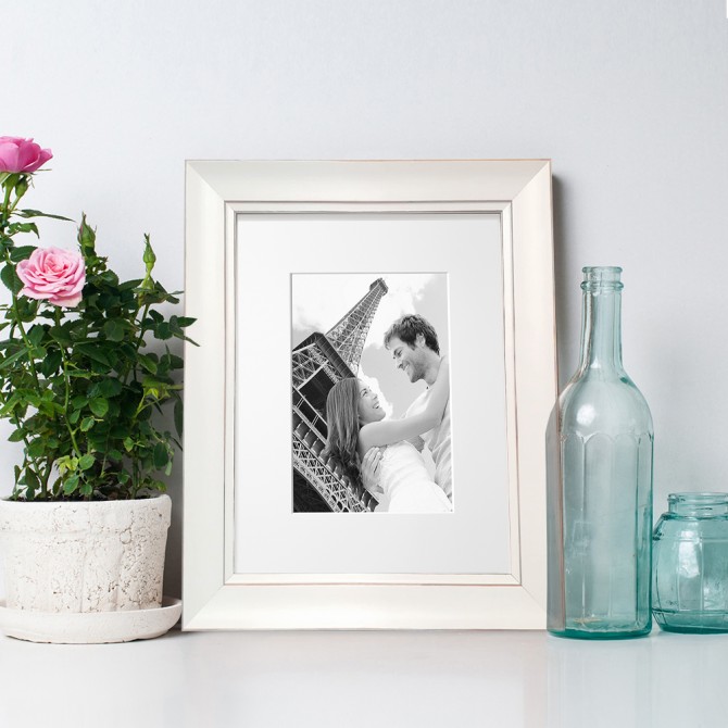 copy of Silver Classic Smooth Frame - Cuadrostock