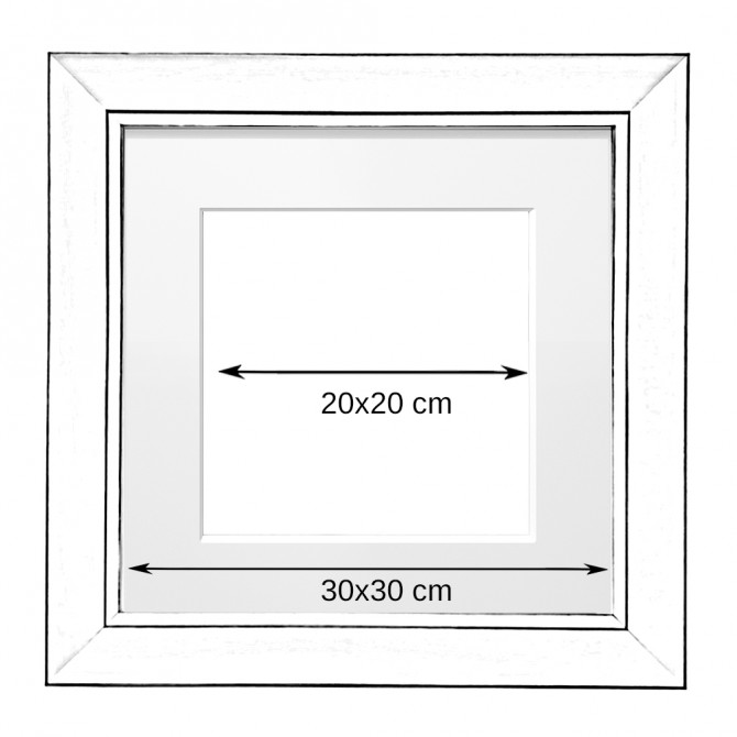 Silver Classic Square Frame - Cuadrostock