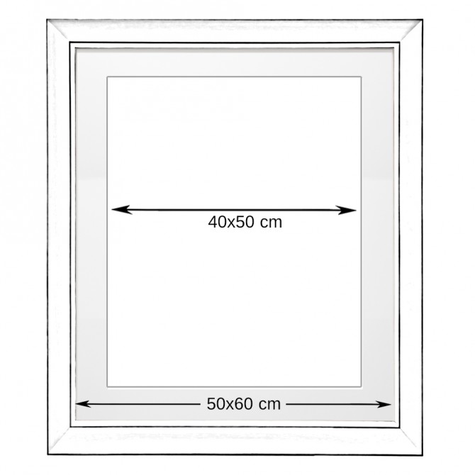 Silver Classic Smooth Frame - Cuadrostock