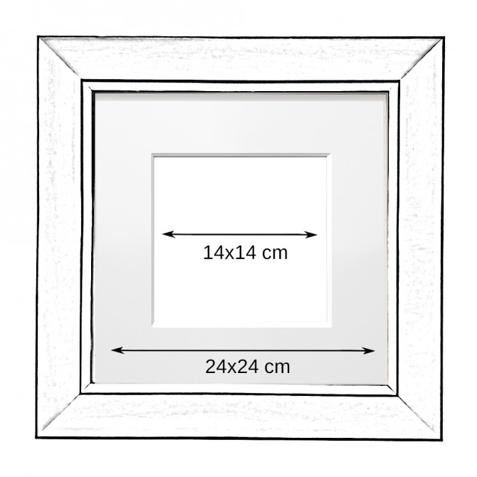 copy of Silver Classic Square Frame - Cuadrostock