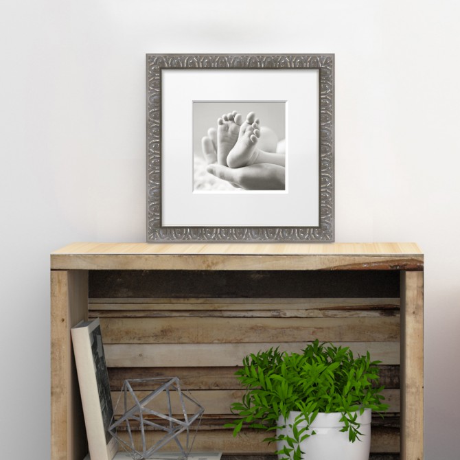copy of Silver Classic Square Frame - Cuadrostock