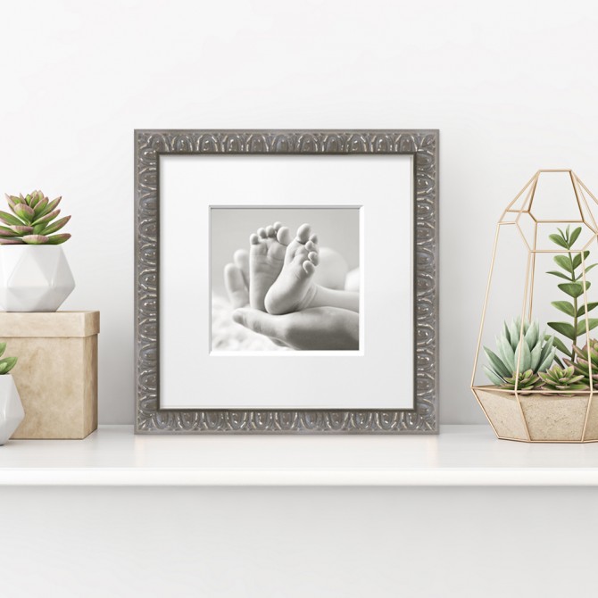 copy of Silver Classic Square Frame - Cuadrostock