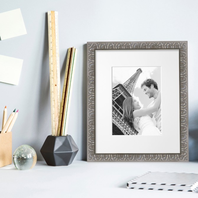 copy of Silver Classic Smooth Frame - Cuadrostock