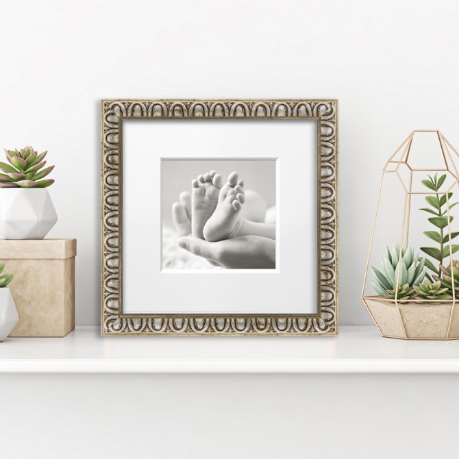 copy of Silver Classic Square Frame - Cuadrostock