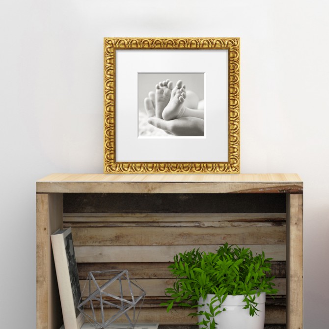 copy of Silver Classic Square Frame - Cuadrostock