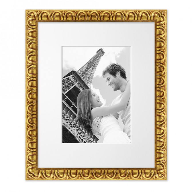Marco Dorado Envejecido Estilo Clásico Rectangular - Cuadrostock Marco Dorado Envejecido Estilo Clásico Rectangular - Cuadrostock