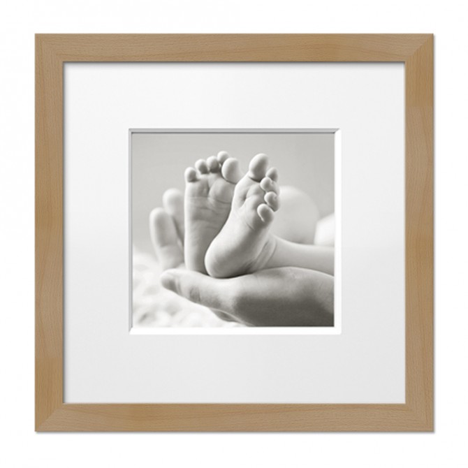 Square beech venereed wood frame - Cuadrostock Square beech venereed wood frame - Cuadrostock