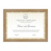 Beech veneered wooden frame for DIN A4 - Cuadrostock