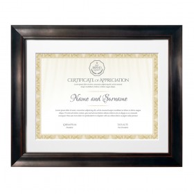 Plain Classic Black frame for DIN A3 - Cuadrostock