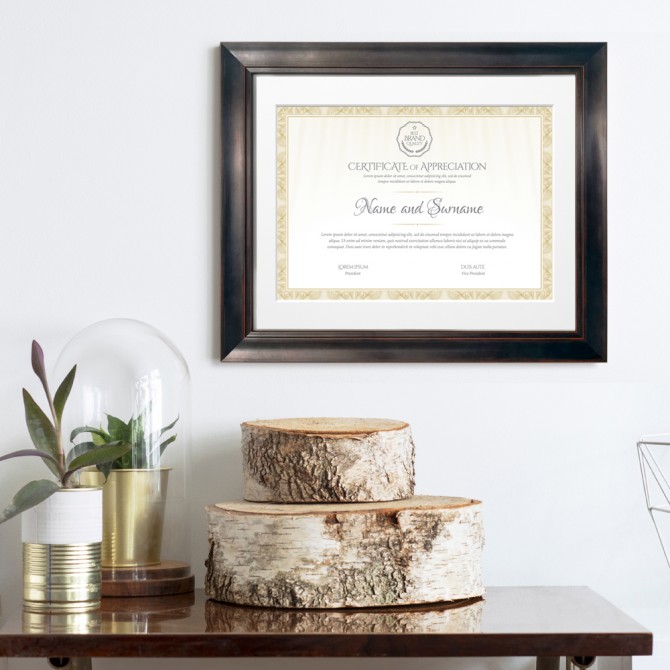 Plain Classic Black frame for DIN A3 - Cuadrostock