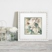 copy of Juego de 2 cuadros de flores con marco blanco - Cuadrostock