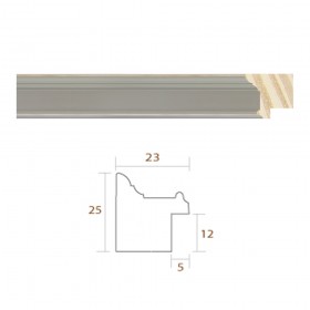 copy of Silver Classic Smooth Frame - Cuadrostock