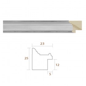 copy of Silver Classic Smooth Frame - Cuadrostock