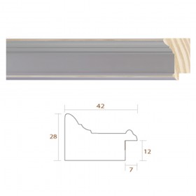 copy of Silver Classic Smooth Frame - Cuadrostock