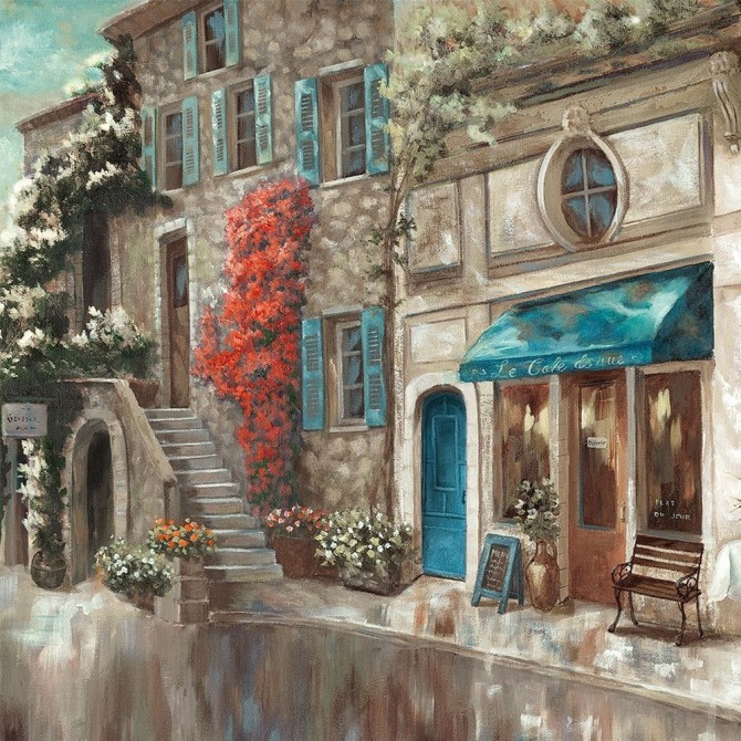 Provence Cafe II - Cuadrostock