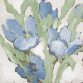 Blue Begonias II - Cuadrostock