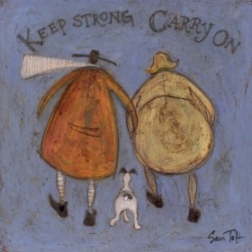 Keep Strong Carry On - Cuadrostock