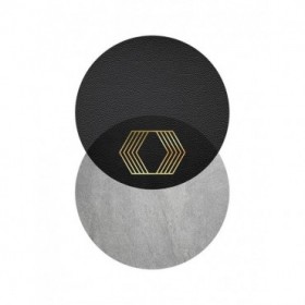 Black Grey Gold Circles 2 - Cuadrostock