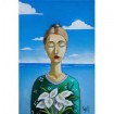 Lady and Lilies II - Cuadrostock