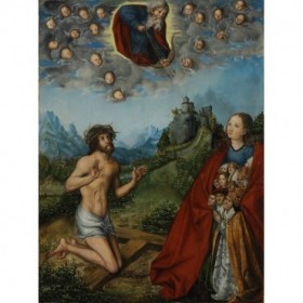 Christ and the Virgin Interceding for Humanity - Cuadrostock