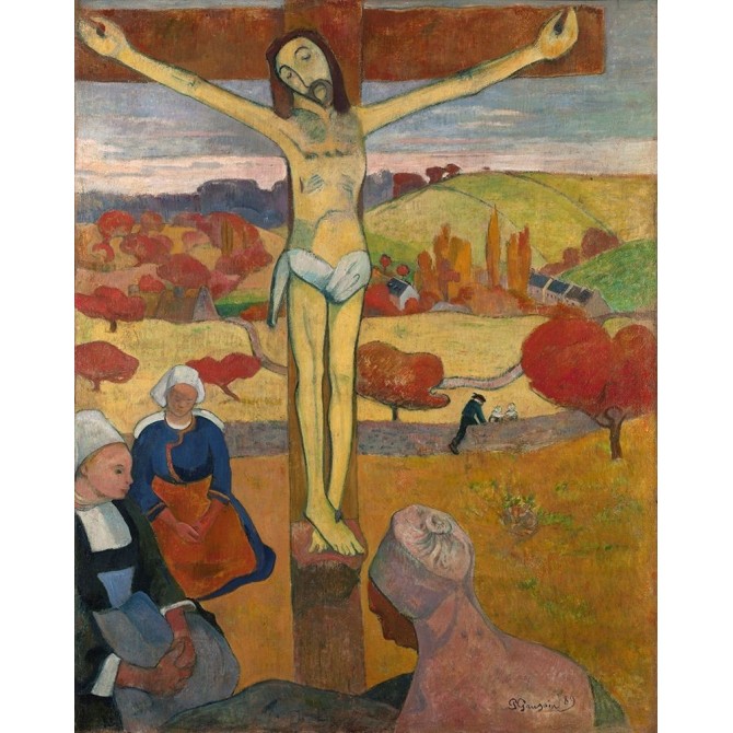 The Yellow Christ - Cuadrostock