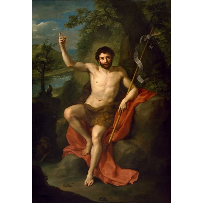 St. John the Baptist Preaching in the Wilderness - Cuadrostock