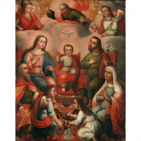 The family of Christ Child - Cuadrostock
