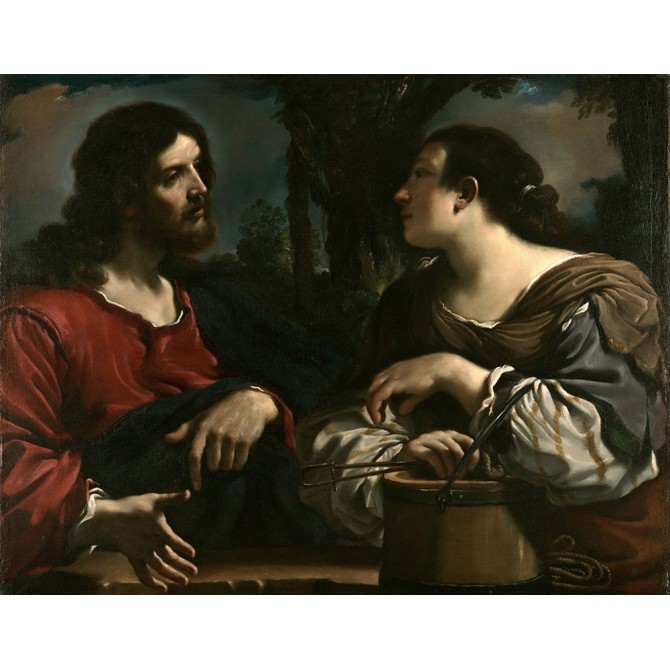 Christ and the Woman of Samaria - Cuadrostock