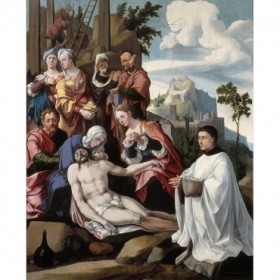 Lamentation of Christ with a Donor - Cuadrostock