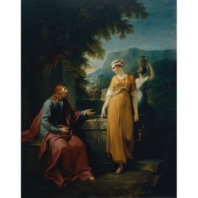 Christ and the woman of Samaria - Cuadrostock