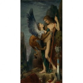 Oedipus and the Sphinx - Cuadrostock