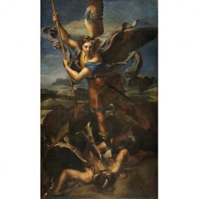 St. Michael Vanquishing Satan - Cuadrostock